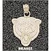 Chicago Bears Bear Logo 5/8 Pendant - 14KT Gold Jewelry