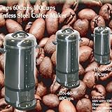 Welbon 100 Cups Commercial Stainless Steel Coffee Maker NSF-4. ND-100-15L