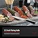 The Romantic Chef Professional ever sharp 8-inch Chefs Knife and 3.5-inch pairing knife. Kitchen Knives set. Cutlery.