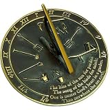 Rome RM2307 Brass Sundial "Kiss of the Sun"