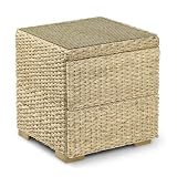 Conservatory Lamp Table - Banana Leaf - Glass Top - FREE 48 Hr Dispatch