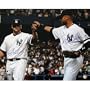 Derek Jeter with Joba Chamberlain Single Signed 16x20