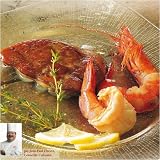 Slices of Seared Duck Foie Gras with Jumbo Shrimp - Ingredients Set