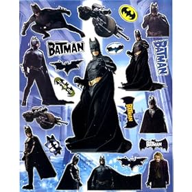  Batman cape superhero DC Comics bats Robin Legions of Gotham Sticker Sheet BL283