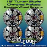 15 Chrome Tuner Style Hub Caps