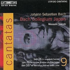 Bach, J.S.: Cantatas, Vol. 9 (Suzuki) - Bwv 24, 76, 167