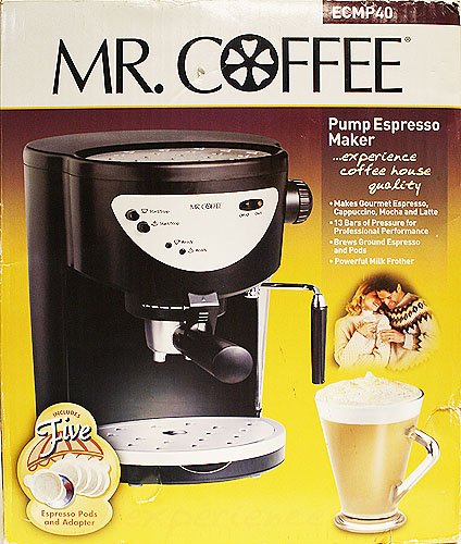 mr. coffee pump espresso maker ecmp40