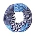 Pop Fashion Women's Multi Pattern Chevron Infinity Scarf with Square Dots
