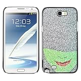 Rubber Case Hard Shell Cover Protective Accessory BY RAYDREAMMM - Samsung Galaxy Note 2 N7100 - Face Book Character Red Lips Read