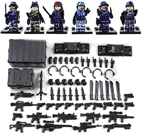 Falcon Commandos Counter-Terrorism Eagle Hunting Minifigure - Military Army Desert War Weapon Building Toys