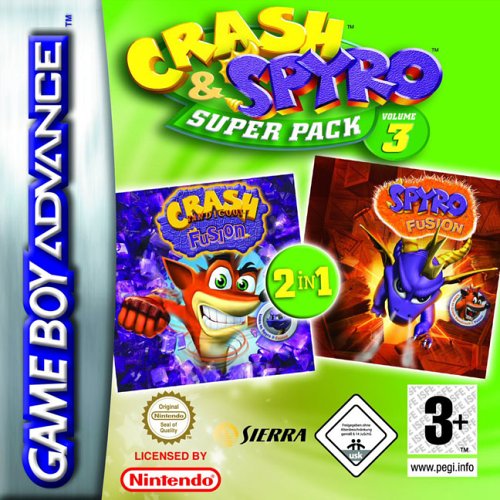Childrens Toyshop  Video Games : Crash and Spyro Super Pack Volume 3: Crash Fusion/Spyro Fusion (GBA)