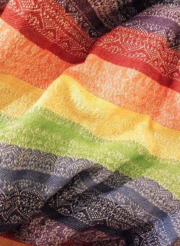 Ellevill Wrap Baby Carrier - Gaia Rainbow