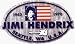 Search : Jimi Hendrix - 1942-1970 Seattle Washington USA Oval Logo - Sticker / Decal