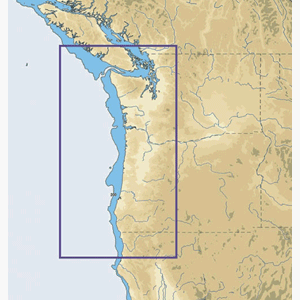 C-Map NT+ NA-C606 - Coos Bay To Cape Flattery Bathymetric - C-Card