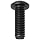 12.9 Alloy Steel Socket Cap Screw, Metric, Button Head, Internal Hex Drive, Black Oxide Finish, Meets EN ISO 7380 Specifications, M2.5-0.45, 8mm Length, Pack Of 100