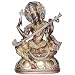 Hindu Goddess Saraswati Religious Brass Statue
