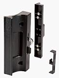 C.R. LAURENCE C1216 CRL Black Sliding Glass Door Handle Surface Mount With Hook Latch