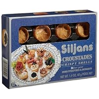 Siljans Croustades (Crispy Shells), 1.4-Ounce Boxes (Pack of 6)