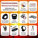 Professional 15Piece Ultimate Lens Package With Pro Bounce, Swivel, Zoom Flash For The Canon XT, XTI, T1i (A.k.a 500d), Xs (A.k.a 1000d), Xsi (A.k.a 450d) Digital Slr Cameras Works With the Following Lenses Will Attach