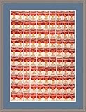 100 Cans by Andy Warhol - Framed Artwork