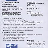 Microsoft- Tex. CD- ROM fuer Windows