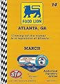 AUTOGRAPHED Richard Petty 1992 Fan Appreciation Tour (#43 STP Racing) Superbird Food Lion Rare Vintage NASCAR Collectible Trading Card with COA
