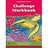 Harcourt Math: Challenge Workbook, Grade 4: Pupil Edition (Math 02 Y010) [Paperback] ~ Harcourt Math