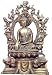Sitting Buddha Brass Sculpture Statue 10 x 7 inches