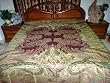 Pashmina Jamavar Indian Bedspread Bedding Couch Throw King/queen