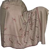 Kashmir Shawls Stole with Embroidery on Wool Fabric Size:80 x 40 (ebs253)