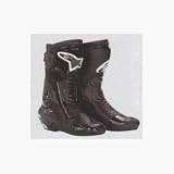 ALPINESTARS SMX PLUS VENTED BLACK MOTORCYCLE BOOTS 37/4