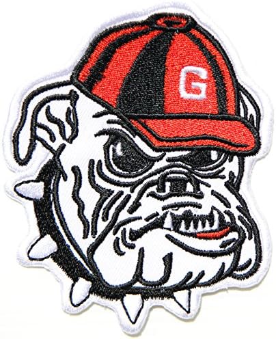 Georgia Bulldogs NCAA Football Team Sign SymbolLogo Sign Patch Iron on Applique Embroidered Sew Gift BY SURAPAN