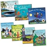 Julia Donaldson and Axel Scheffler Pack, 7 books, RRP £41.93 (A Squash and a Squeeze, Charlie Cooks Favourite Book, Monkey Puzzle, Room on the Broom, The Smartest Giant in Town, The Snail and the Whale, Tiddler).