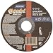 Norton Gemini Right Cut Right Angle Grinder Reinforced Abrasive Cut-Off Wheel, Type 27, Aluminum Oxide