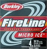 Berkley Fireline Micro Ice Line - Smoke Pound test: 4 pound