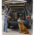 Midwest Side-by-Side Double Door SUV Crate with Plastic Pan, 36 Inches by 21 Inches by 26 Inches