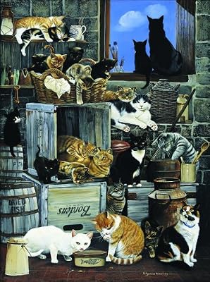 Alley Cats 1000pc Jigsaw Puzzle by Pollyanna Pickering