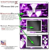Nintendo DS Lite Radioactive Purple WraptorSkinz TM Skin Kit by TuneTattooz TM
