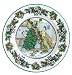 Spode World of Christmas Annual Carol Plate, 1 In Series of 4, Deck the Halls