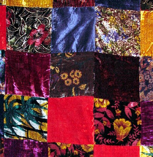 Where To Buy Multi Colored Velvet Patchwork Duvet Comforter Cover