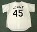 MICHAEL JORDAN Chicago White Sox 1994 Majestic Throwback Home Baseball Jersey, MEDIUM