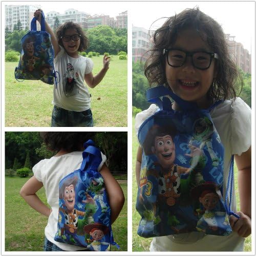 4pcs Toy Story Drawstring Backpack Party Bags Cartoon Package Kid Gifts