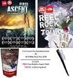 First Ascent 6 Part Series & 2010 Reel Rock Tour DVD Combo + Free Chalk and Climbing Brush