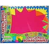ArtSkills Small Pre Cut Poster Board Shapes, 11" x 14", 5 Pieces (PA-1363)