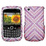 Cautions Diamond Crystal Bling Protector Case for BlackBerry Curve 8520 853 ....