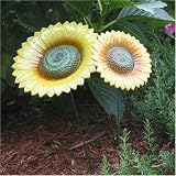 Outdoor Living : Sunflower on Spring Stick (Set of 2)