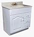 Sunnywood Prod. PW3021DN Polar White 30 X 21 Vanity Base