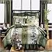 Asian Bedding, Bath & D�cor - Japanese Haiku Complete Bed in a Bag Set ( Queen Size )