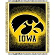 Iowa Hawkeyes NCAA Triple Woven Jacquard Throw (019 Focus) (48x60")"