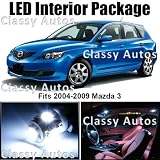Buy light bulbs for Cheap light bulbs White LED Lights Interior Package Deal Mazda 3 MS3 6 Pieces light bulbs